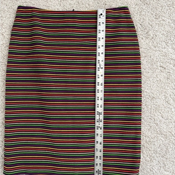 Talbots Colorful Striped Knee-Length Pencil Skirt - Picture 7 of 7